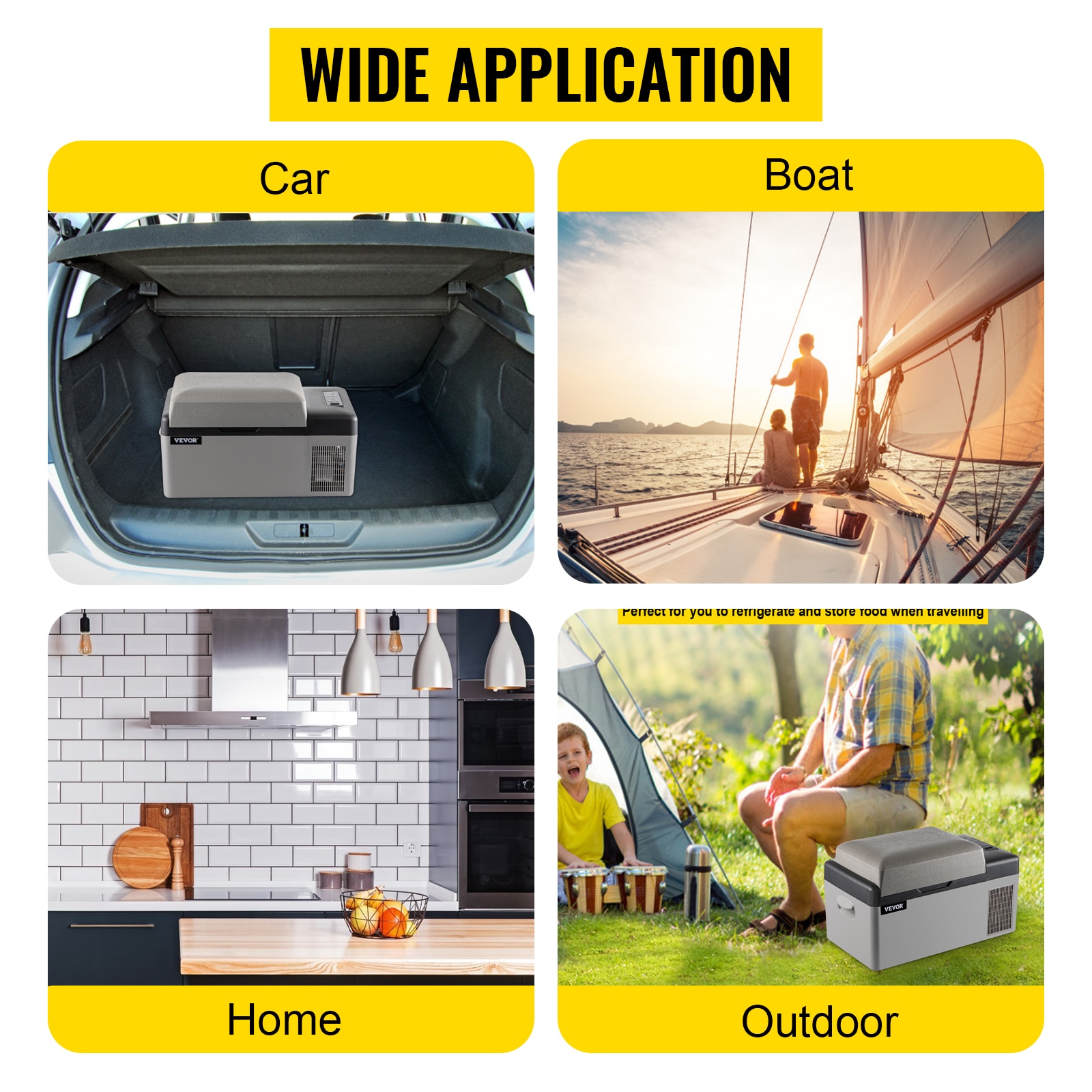 VEVOR 20L 22L 35L 45L 55L Car Refrigerator Mini Fridge Freezer Portable Compressor Cooler 12/24V DC 110-240V Ice Box for Camping VEVOR 20L 22L 35L 45L 55L Car Refrigerator Mini Fridge Freezer Portable Compressor Cooler 12/24V DC 110-240V Ice Box for Camping