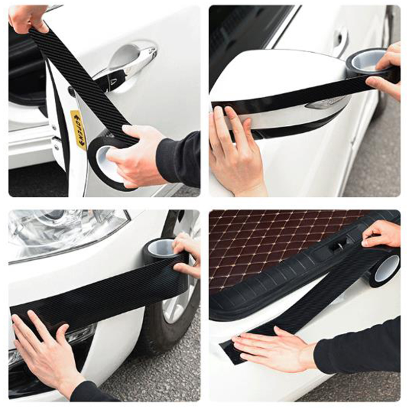 10/5M 3D Carbon Fiber Car Sticker DIY Paste Protector Strip Auto Door Sill Side Mirror Anti Scratch Tape Waterproof Protect Film 10/5M 3D Carbon Fiber Car Sticker DIY Paste Protector Strip Auto Door Sill Side Mirror Anti Scratch Tape Waterproof Protect Film