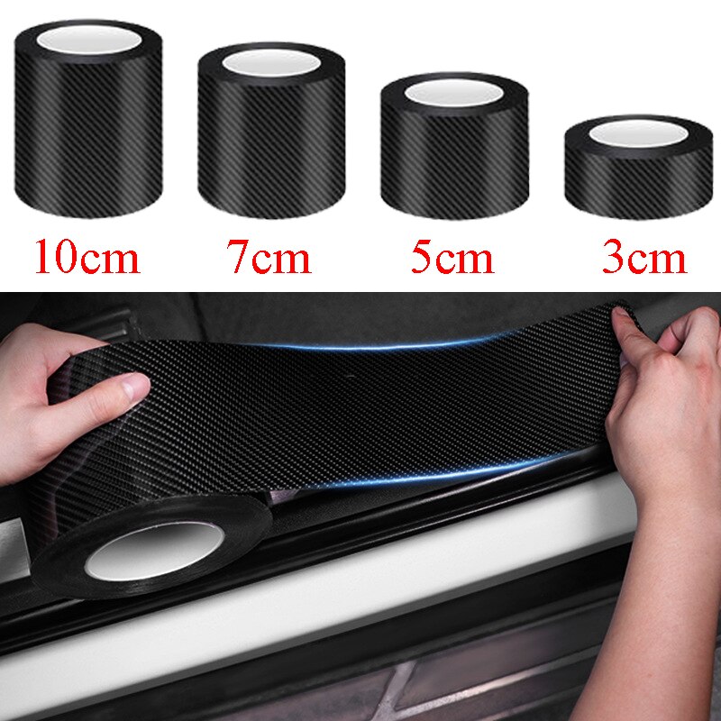 10/5M 3D Carbon Fiber Car Sticker DIY Paste Protector Strip Auto Door Sill Side Mirror Anti Scratch Tape Waterproof Protect Film 10/5M 3D Carbon Fiber Car Sticker DIY Paste Protector Strip Auto Door Sill Side Mirror Anti Scratch Tape Waterproof Protect Film