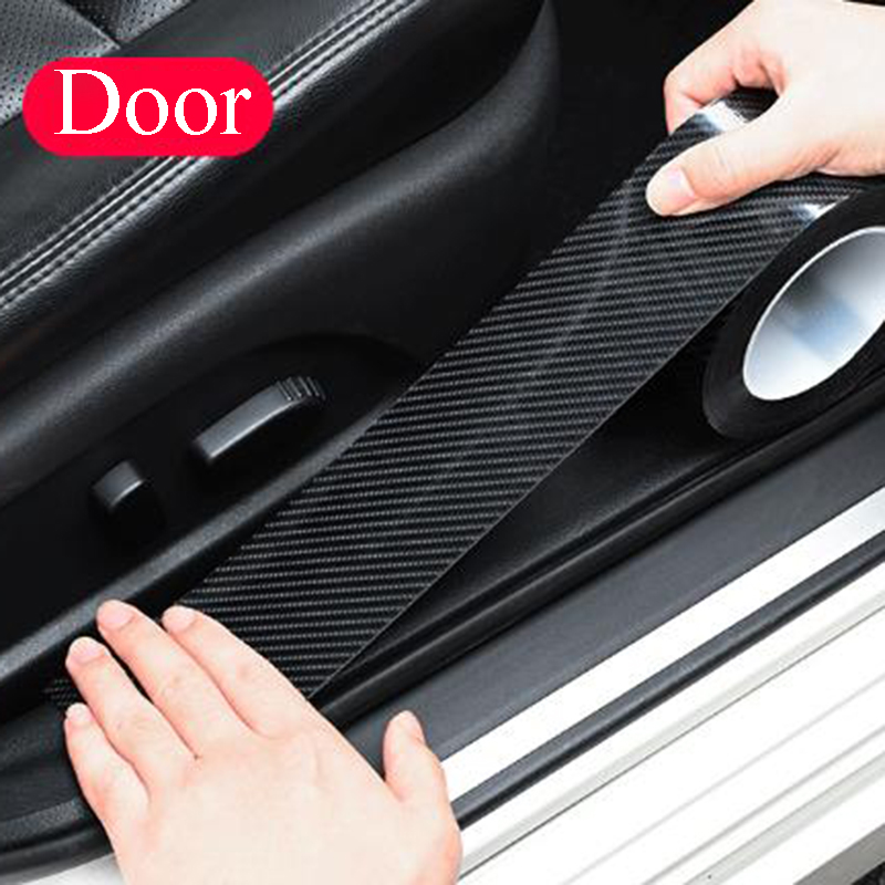 10/5M 3D Carbon Fiber Car Sticker DIY Paste Protector Strip Auto Door Sill Side Mirror Anti Scratch Tape Waterproof Protect Film 10/5M 3D Carbon Fiber Car Sticker DIY Paste Protector Strip Auto Door Sill Side Mirror Anti Scratch Tape Waterproof Protect Film