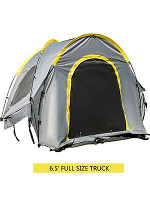 VEVOR 5-8 FT Waterproof Truck Tent Car Accessories Bed for Full / Mid Size Truck 2-Person Sleeping Capacity for Camping Hiking
