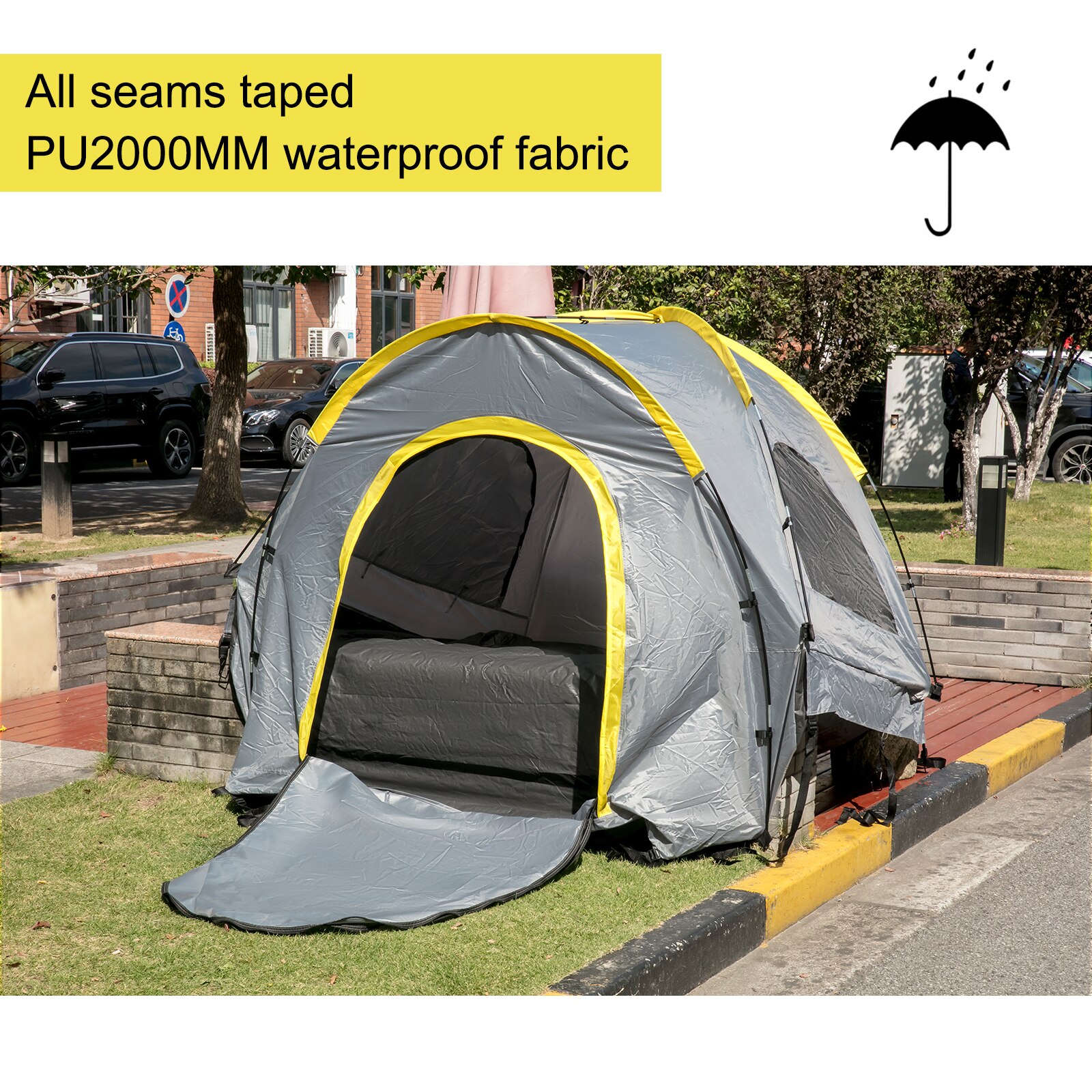 VEVOR 5-8 FT Waterproof Truck Tent Car Accessories Bed for Full / Mid Size Truck 2-Person Sleeping Capacity for Camping Hiking VEVOR 5-8 FT Waterproof Truck Tent Car Accessories Bed for Full / Mid Size Truck 2-Person Sleeping Capacity for Camping Hiking