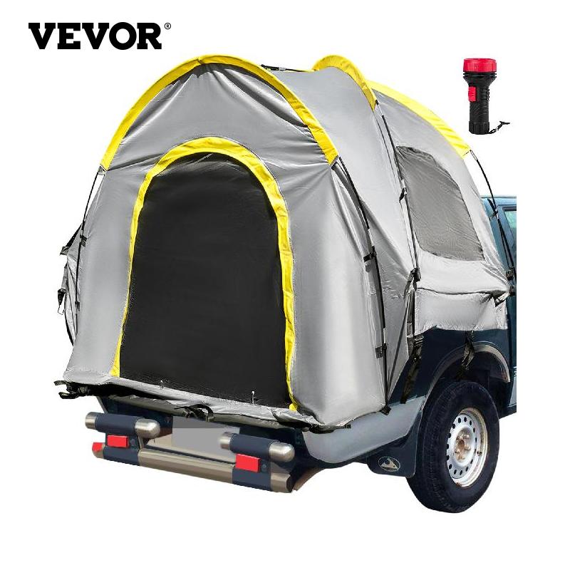 VEVOR 5-8 FT Waterproof Truck Tent Car Accessories Bed for Full / Mid Size Truck 2-Person Sleeping Capacity for Camping Hiking VEVOR 5-8 FT Waterproof Truck Tent Car Accessories Bed for Full / Mid Size Truck 2-Person Sleeping Capacity for Camping Hiking