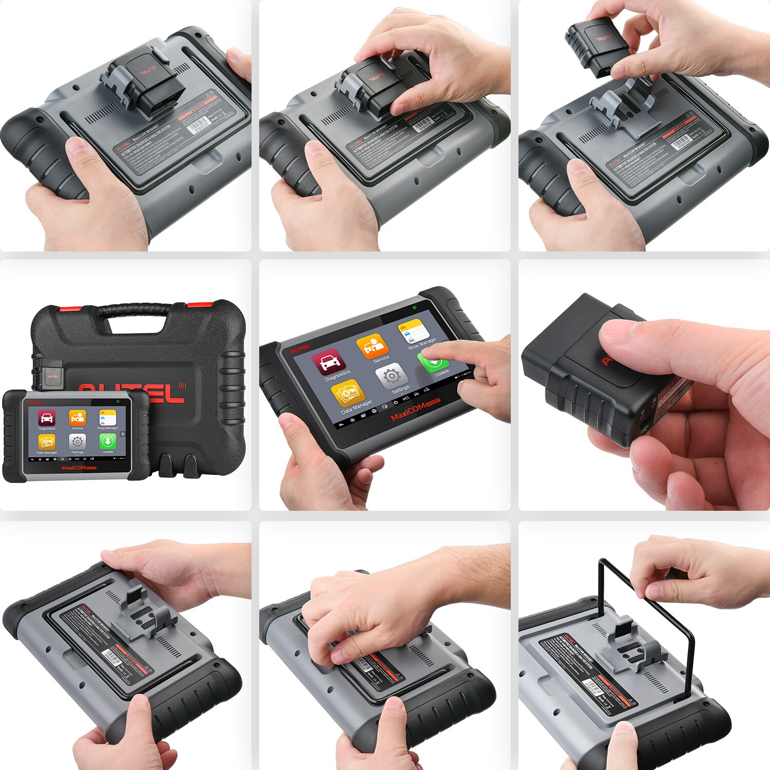 2022 Newest Autel MaxiCOM MK808BT OBD2 Scanner Car Diagnostic Tool Auto IMMO/EPB/SAS/BMS/TPMS/DPF Upgraded Version of MK808