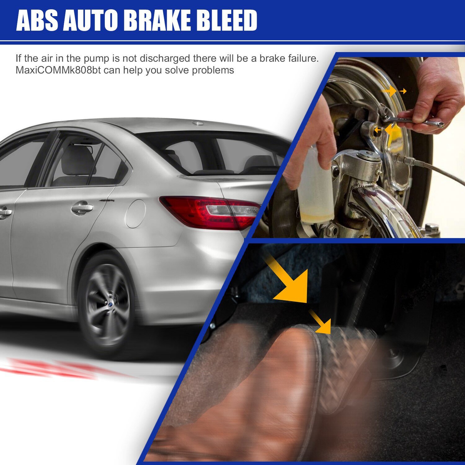 2022 Newest Autel MaxiCOM MK808BT OBD2 Scanner Car Diagnostic Tool Auto IMMO/EPB/SAS/BMS/TPMS/DPF Upgraded Version of MK808