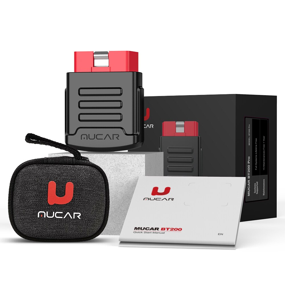 MUCAR BT200 Automotive Diagnostic Tools Obd 2 Bluetooth Wifi Scanner for All Cars Auto Obd2 Tester 15 Resets Diagnosis Brake