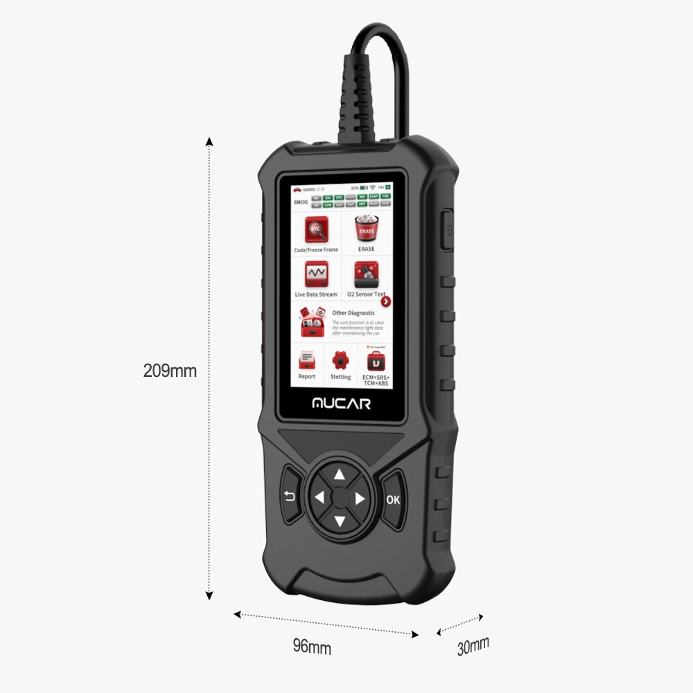 THINKCAR MUCAR CDE900 CDE500 Car Diagnostic Tool ECM TCM ABS SRS System Obd2 Scanner Auto Code Reader Diagnosis WIFI Free Update