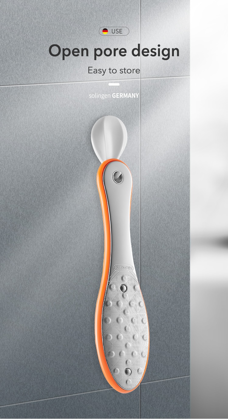 MR.GREEN Pedicure Foot Care Tools Foot File Rasps Callus Dead Foot Skin Care Remover Sets Stainless Steel Professional Two Sides