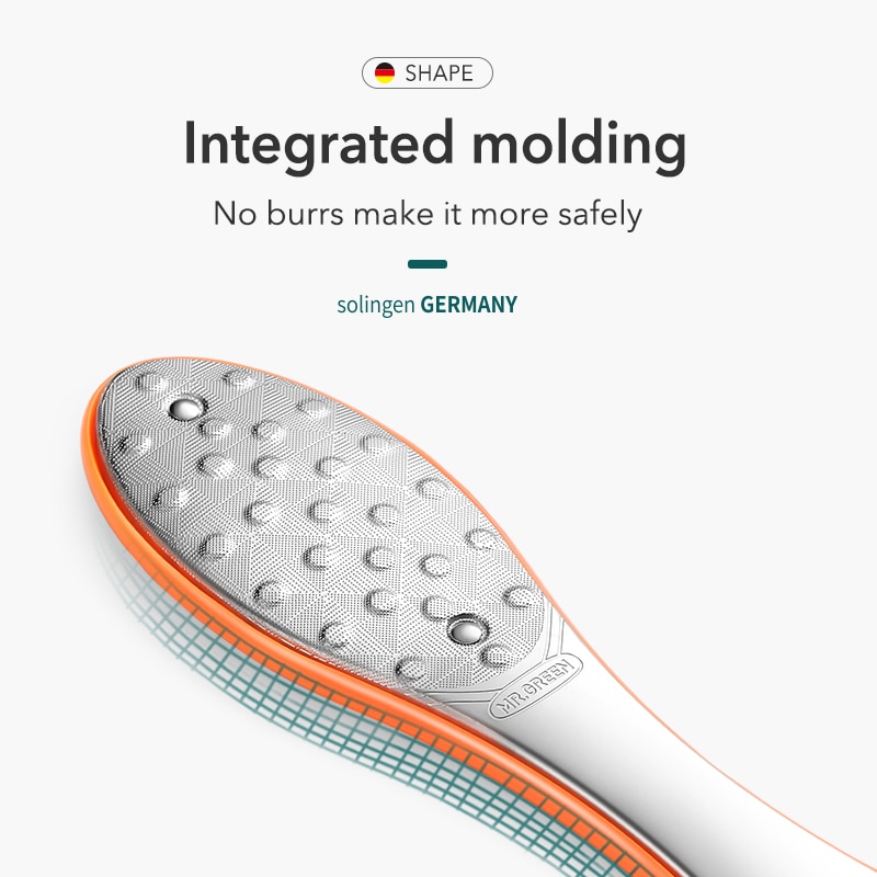 MR.GREEN Pedicure Foot Care Tools Foot File Rasps Callus Dead Foot Skin Care Remover Sets Stainless Steel Professional Two Sides MR.GREEN Pedicure Foot Care Tools Foot File Rasps Callus Dead Foot Skin Care Remover Sets Stainless Steel Professional Two Sides