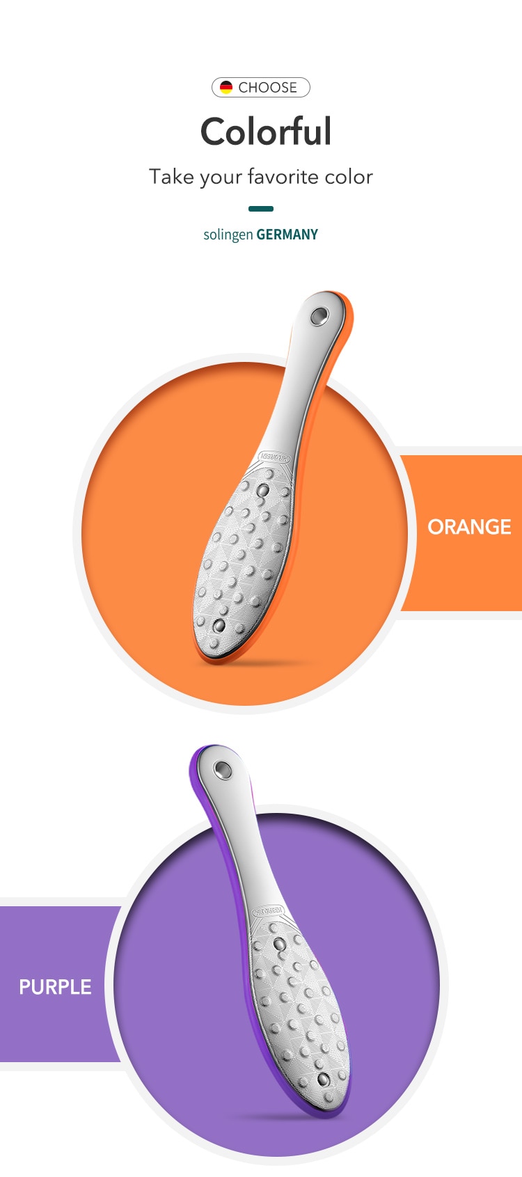 MR.GREEN Pedicure Foot Care Tools Foot File Rasps Callus Dead Foot Skin Care Remover Sets Stainless Steel Professional Two Sides