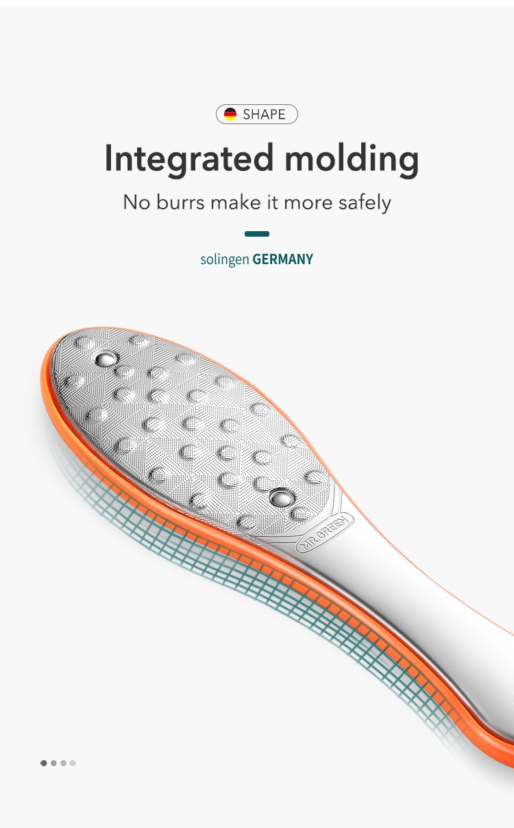 MR.GREEN Pedicure Foot Care Tools Foot File Rasps Callus Dead Foot Skin Care Remover Sets Stainless Steel Professional Two Sides