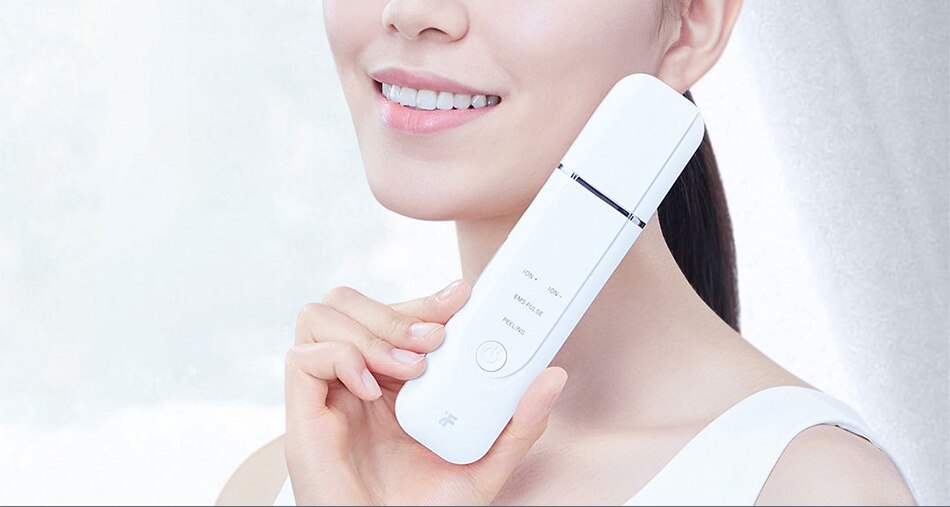 inFace Ultrasonic Skin Care Scrubber Spatula Face Massager Dead Skin Blackhead Removal Ultrasound Facial Peeling Lifting Devices