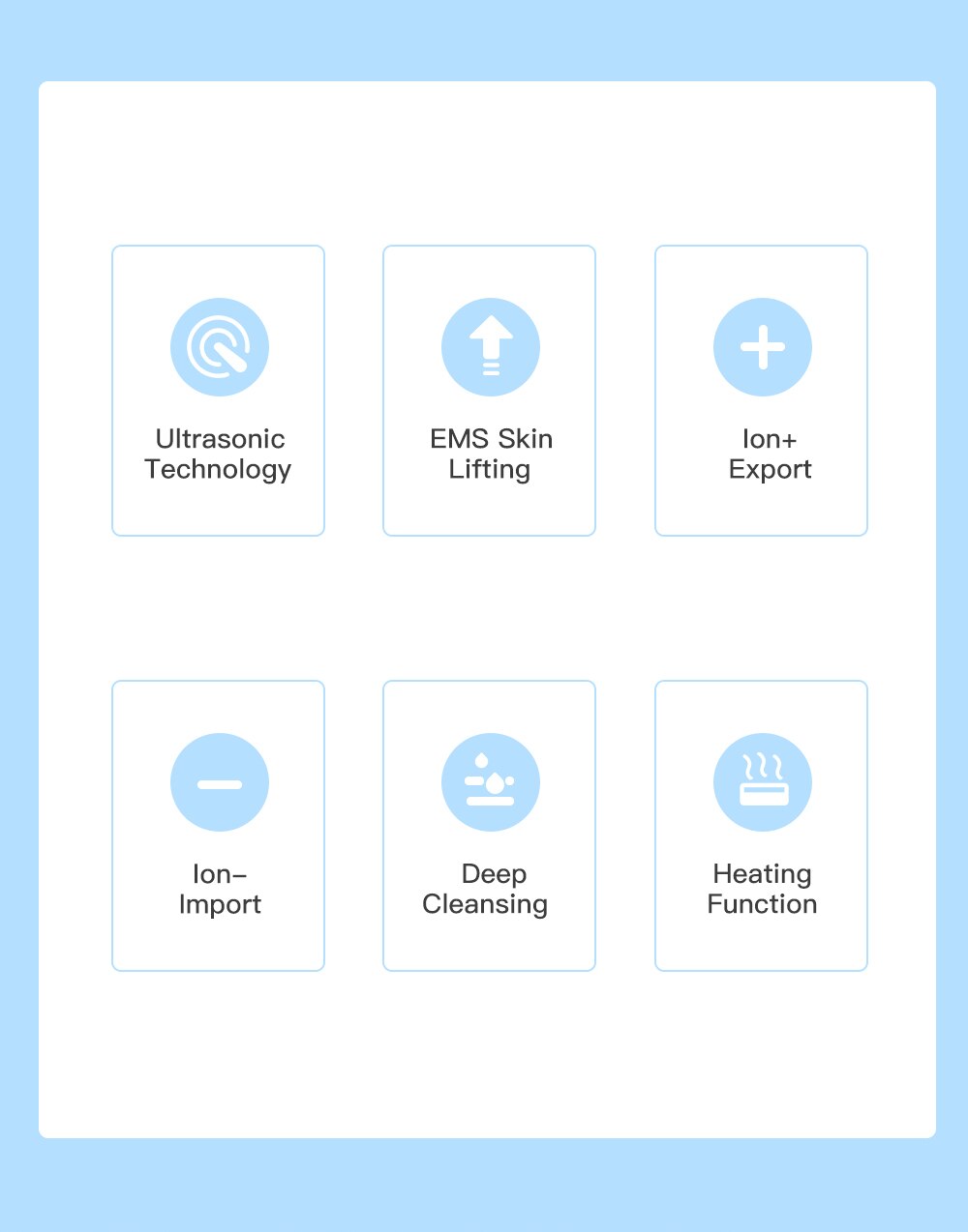 ANLAN Ultrasonic Cleaner 45°C Heat Ultrasonic Skin Scrubber Deep Face Cleaning Machine Shovel Skin Care Face Lift Peeling Facial