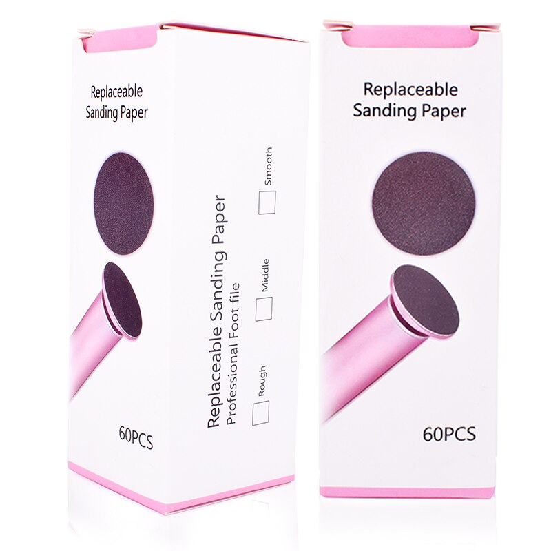 60 PCS/Lot Replacement Sandpaper Disk Sanding Paper Accessory For Electric Foot Callus Remover Tool Pedicure Foot File 60 Pieces