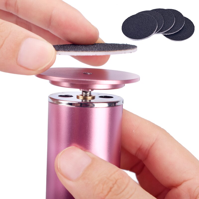 Electric Pedicure Tools Foot Care File Leg Heels Remove Dead Skin Callus Remover Feet Clean Care Machine & Replacement Sandpaper