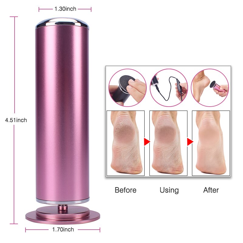 Electric Pedicure Tools Foot Care File Leg Heels Remove Dead Skin Callus Remover Feet Clean Care Machine & Replacement Sandpaper Electric Pedicure Tools Foot Care File Leg Heels Remove Dead Skin Callus Remover Feet Clean Care Machine & Replacement Sandpaper