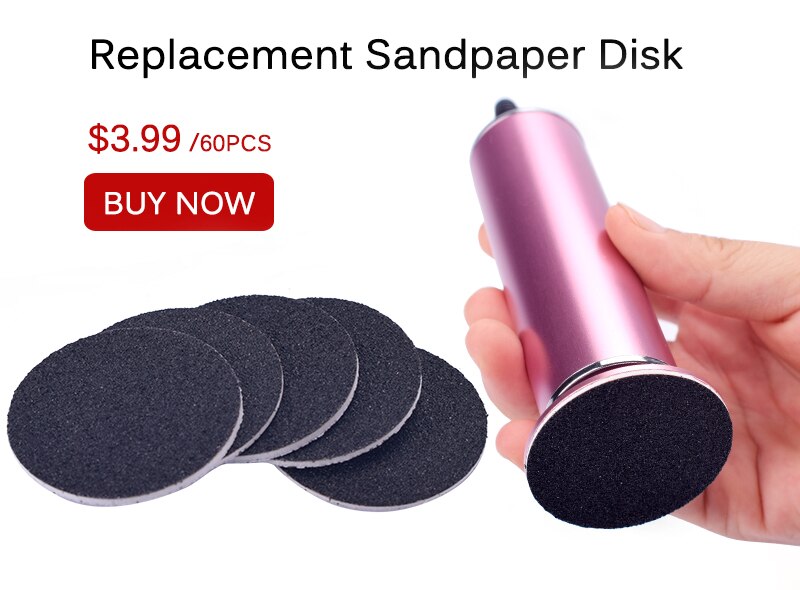 Electric Pedicure Tools Foot Care File Leg Heels Remove Dead Skin Callus Remover Feet Clean Care Machine & Replacement Sandpaper