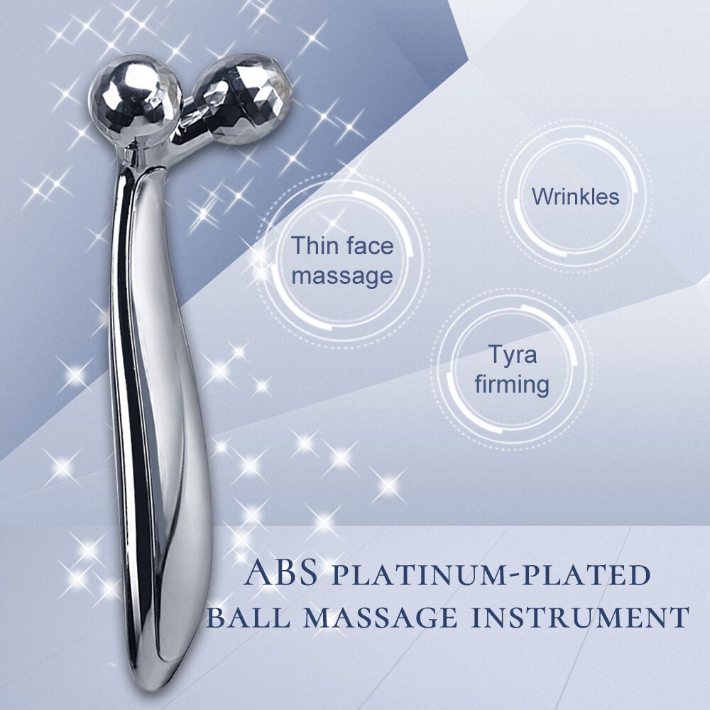 Facial Roller Massage Y Shape Wrinkle Remover Face-lift 3D Thin Face Roller Massager Full Body Relaxation 360 Rotate Massagers