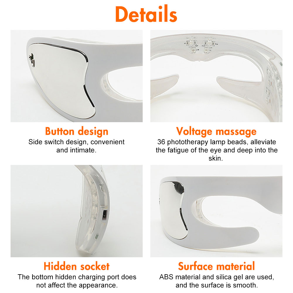 Electric Eye Massager Anti Wrinkle Eye Massage Anti Aging Eye Care LED Hot Massage Rechargeable Massage Device Eye Beauty Tool Electric Eye Massager Anti Wrinkle Eye Massage Anti Aging Eye Care LED Hot Massage Rechargeable Massage Device Eye Beauty Tool