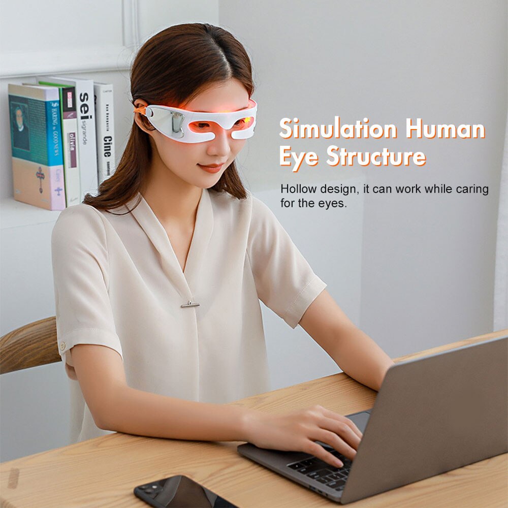 Electric Eye Massager Anti Wrinkle Eye Massage Anti Aging Eye Care LED Hot Massage Rechargeable Massage Device Eye Beauty Tool Electric Eye Massager Anti Wrinkle Eye Massage Anti Aging Eye Care LED Hot Massage Rechargeable Massage Device Eye Beauty Tool