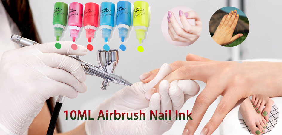 Portable Mini Airbrush Set Facial Water Oxygen Injector Machine Compressor Skin Mouisture Multi-Function Makeup Paint Art Spray