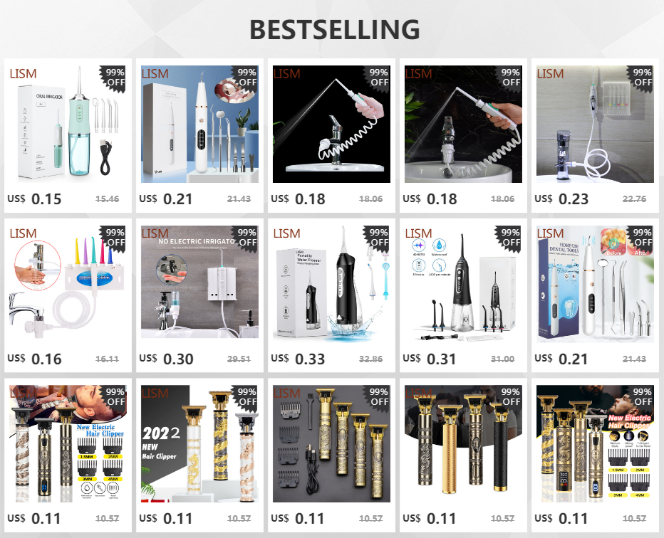 Oral Irrigator Portable Dental Water Flosser USB Rechargeable Water Jet Floss Tooth Pick 4 Jet Tip 220ml 3 Modes IPX7 1400rpm