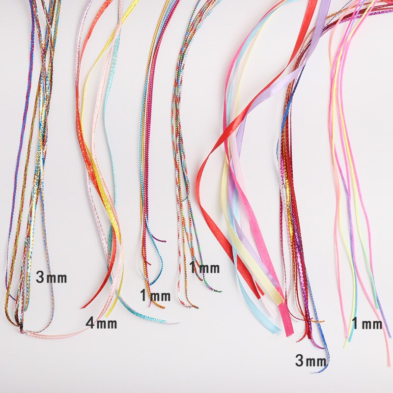 90cm Mix Colorful 4-30Pcs Hair braids Rope strands for african braids Girls DIY Ponytail braids Women Styling Hair Accessories