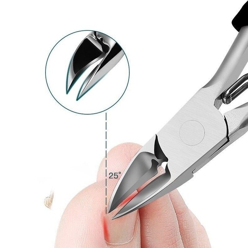 Toe Nail Clippers Nail Correction Thick Nails Ingrown Toenails Nippers Cutters Dead Skin Dirt Remover Pedicure Care Tool 2021