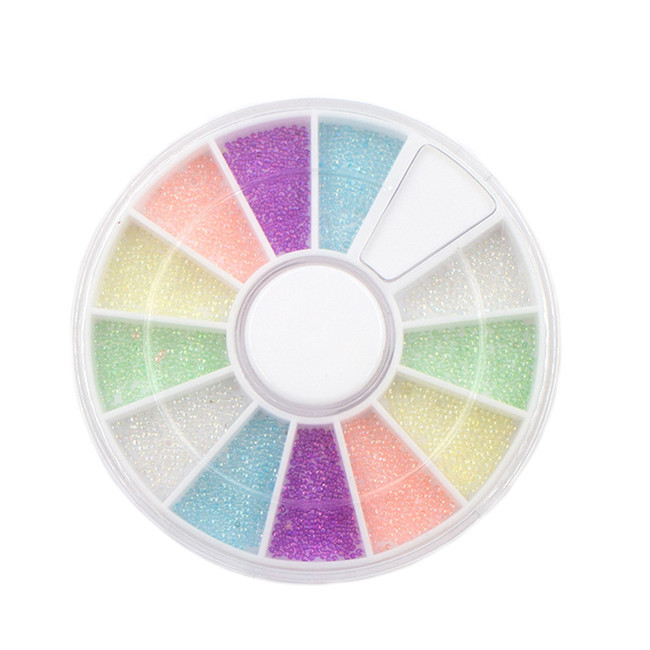 BORN PRETTY Nail Rhinestone Small Irregular Beads Mixed Color Stone Manicuring 3D Nail Art Decoration In Wheel Nails Accessories
