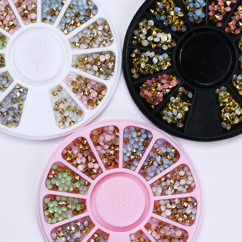 BORN PRETTY Nail Rhinestone Small Irregular Beads Mixed Color Stone Manicuring 3D Nail Art Decoration In Wheel Nails Accessories BORN PRETTY Nail Rhinestone Small Irregular Beads Mixed Color Stone Manicuring 3D Nail Art Decoration In Wheel Nails Accessories