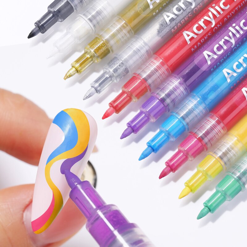 1 Pc Waterproof Nail Art Graffiti Pen Abstract Lines Flower Sketch Drawing Tools Nail Painting DIY Nail Art Accessories Tools