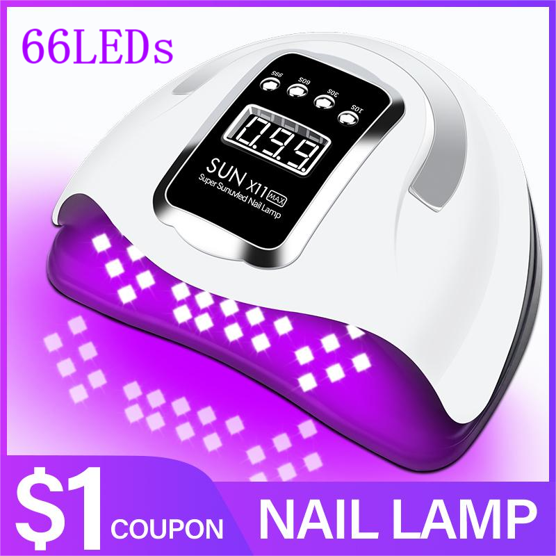 66LEDs Powerful UV LED Nail Dryer For Drying Nail Gel Polish Portable Design With Large LCD Touch Screen Smart Sensor Nail Lamp 66LEDs Powerful UV LED Nail Dryer For Drying Nail Gel Polish Portable Design With Large LCD Touch Screen Smart Sensor Nail Lamp