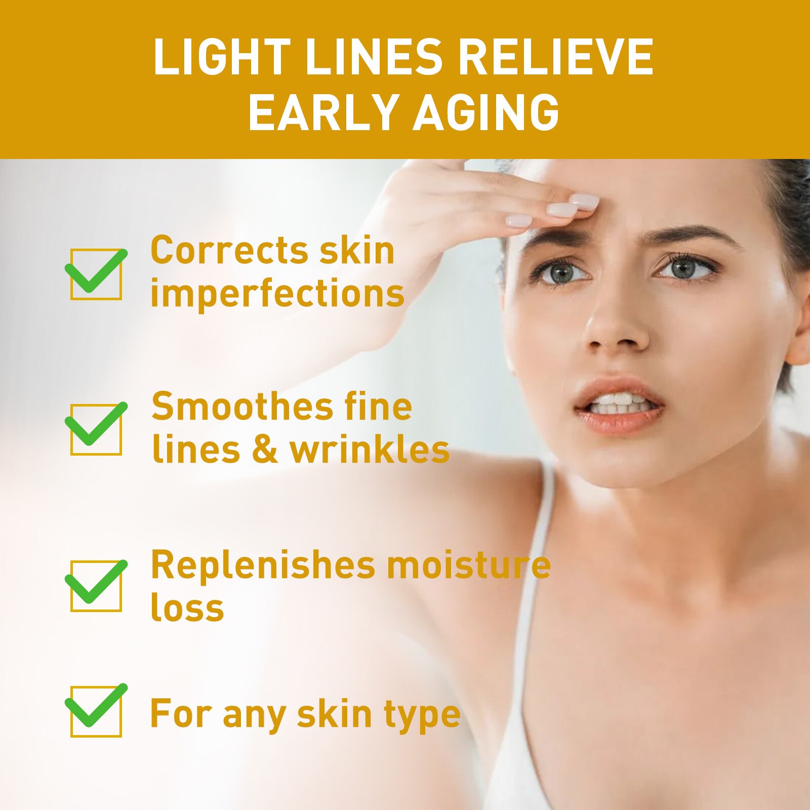 Instant Wrinkle Remover Face Serum Lift Firm Anti-aging Fade Fine Lines Moisturizing Essence Whitening Brighten Repair Skin Care