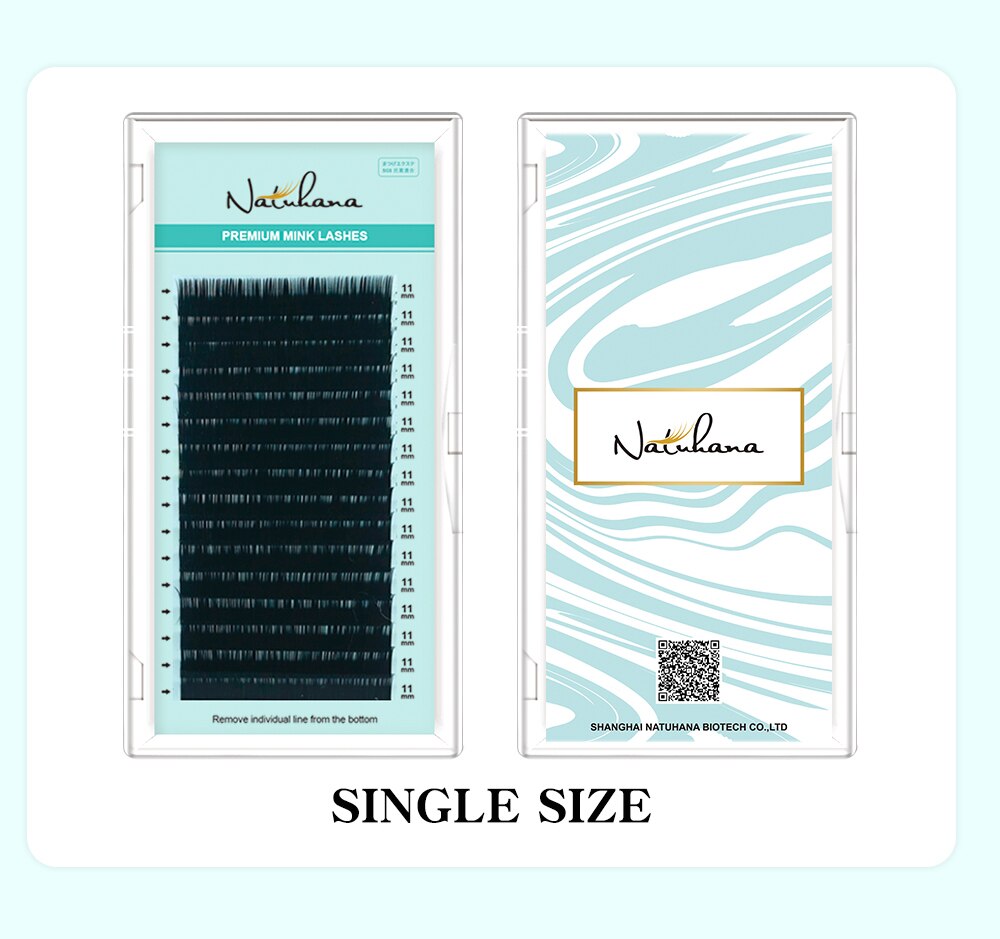 NATUHANA Korea PBT 16Rows B C D Curl Eyelash Extension False Individual Lashes Hand Made Faux Mink Eyelashes for Extensions NATUHANA Korea PBT 16Rows B C D Curl Eyelash Extension False Individual Lashes Hand Made Faux Mink Eyelashes for Extensions