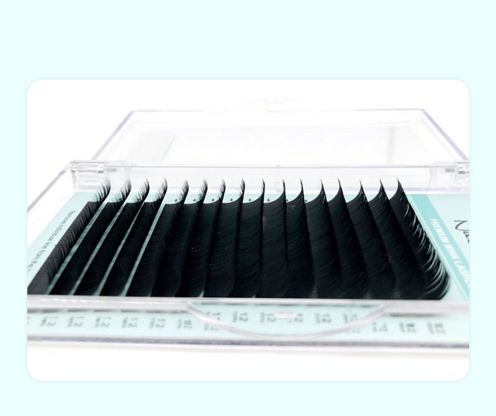 NATUHANA Korea PBT 16Rows B C D Curl Eyelash Extension False Individual Lashes Hand Made Faux Mink Eyelashes for Extensions NATUHANA Korea PBT 16Rows B C D Curl Eyelash Extension False Individual Lashes Hand Made Faux Mink Eyelashes for Extensions