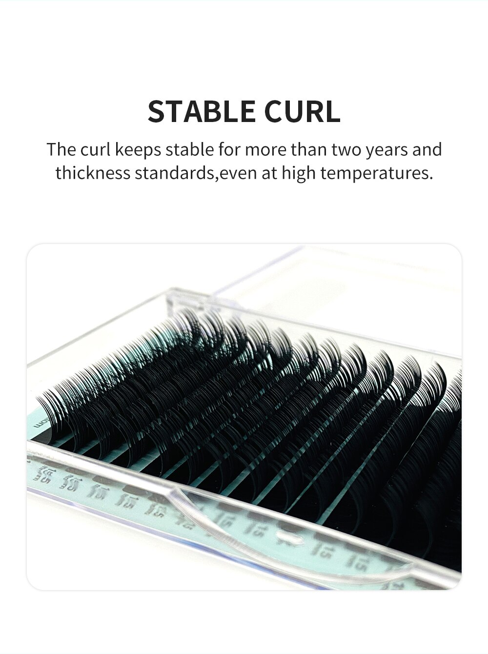 NATUHANA Korea PBT 16Rows B C D Curl Eyelash Extension False Individual Lashes Hand Made Faux Mink Eyelashes for Extensions