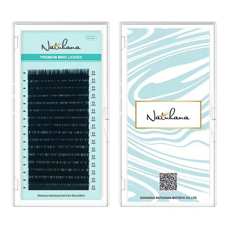 NATUHANA Korea PBT 16Rows B C D Curl Eyelash Extension False Individual Lashes Hand Made Faux Mink Eyelashes for Extensions NATUHANA Korea PBT 16Rows B C D Curl Eyelash Extension False Individual Lashes Hand Made Faux Mink Eyelashes for Extensions