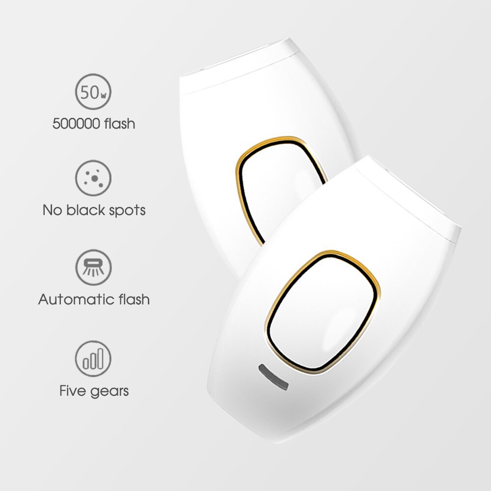 [ZS] Body Bikini IPL 500,000 Flash Depilator Pulses Permanent Laser Epilator Painless For Women Hair Removal Home Use Devices