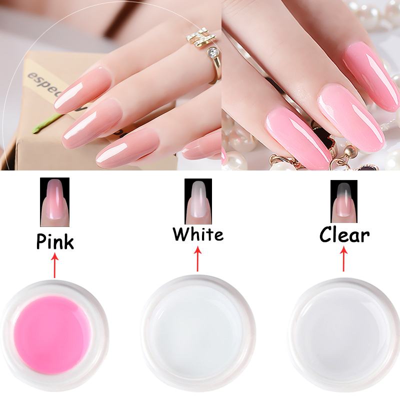 Manicure Set for Nail Extensions Gel Nail Polish Set Acrylic Kit Poly Nail Gel Set With UV LED Nail Lamp Gel Kits Nail Tools Set
