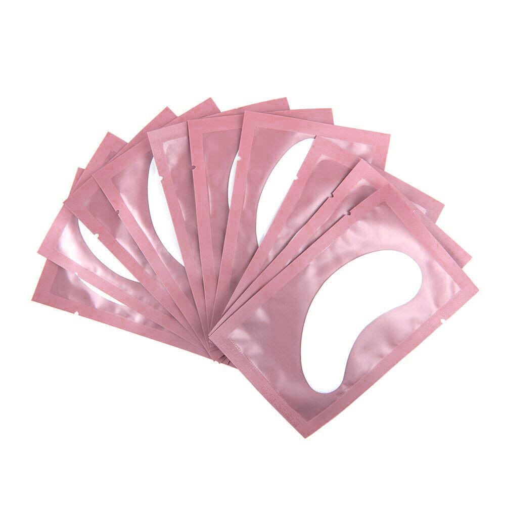50/100pairs Eyelash Extension Paper Patches Grafted Eye Stickers 7 Color Eyelash Under Eye Pads Eye Paper Patches Tips Sticker