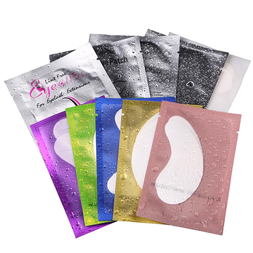 50/100pairs Eyelash Extension Paper Patches Grafted Eye Stickers 7 Color Eyelash Under Eye Pads Eye Paper Patches Tips Sticker 50/100pairs Eyelash Extension Paper Patches Grafted Eye Stickers 7 Color Eyelash Under Eye Pads Eye Paper Patches Tips Sticker