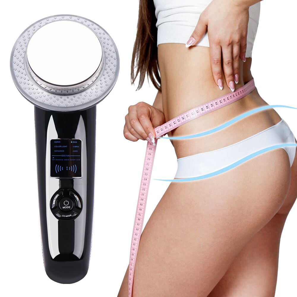 6 in 1 EMS Ultrasonic Body Slimming Massager Ultrasound Cavitation Fat Burner Galvanic Infrared Ultrasonic Therapy 6 in 1 EMS Ultrasonic Body Slimming Massager Ultrasound Cavitation Fat Burner Galvanic Infrared Ultrasonic Therapy