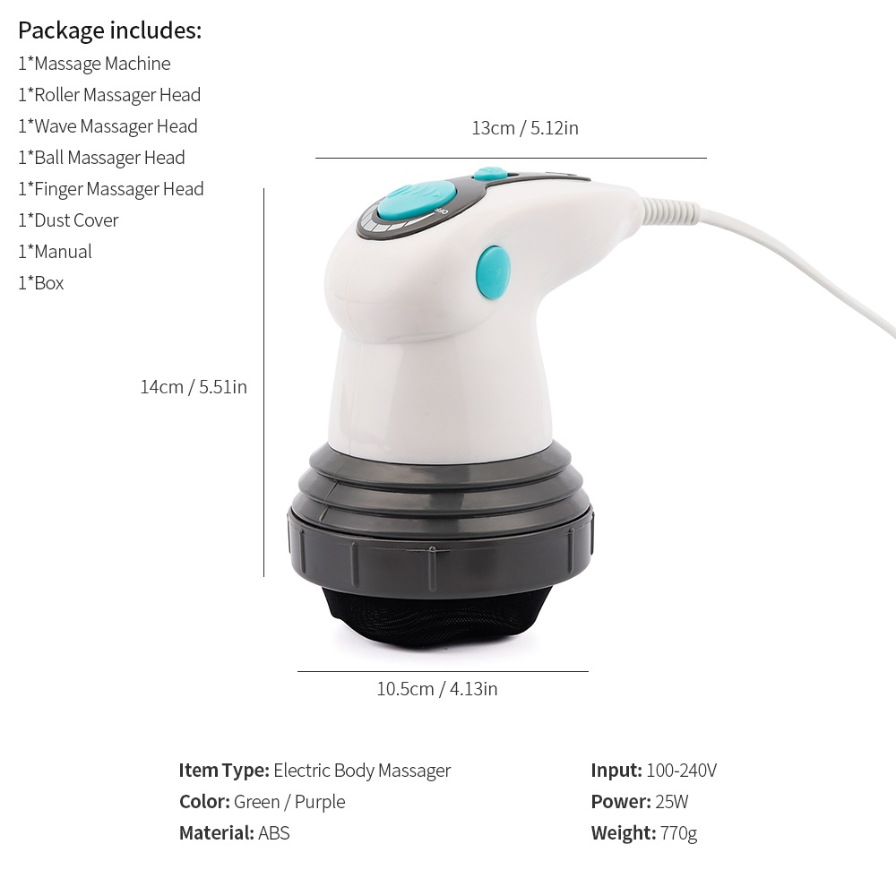Infrared Electric Body Massager Slimming 4 in 1 Full Body Anti-cellulite Machine Massage Roller For Losing Weight Relax Tools