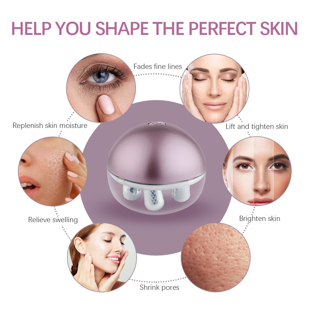 EMS Rechargeable Roller Face Lift Massager Micro Current Tighten Face Wrinkle Removal Home Use Multi-Functional Beauty Devices EMS Rechargeable Roller Face Lift Massager Micro Current Tighten Face Wrinkle Removal Home Use Multi-Functional Beauty Devices