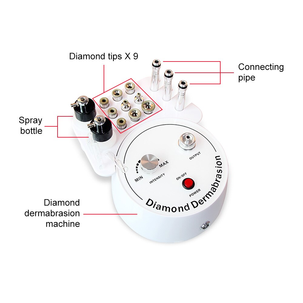 Diamond Microdermabrasion Dermabrasion Machine Water Spray Exfoliation Beauty Machine Facial Moisten Anti Wrinkle Face Peeling Diamond Microdermabrasion Dermabrasion Machine Water Spray Exfoliation Beauty Machine Facial Moisten Anti Wrinkle Face Peeling