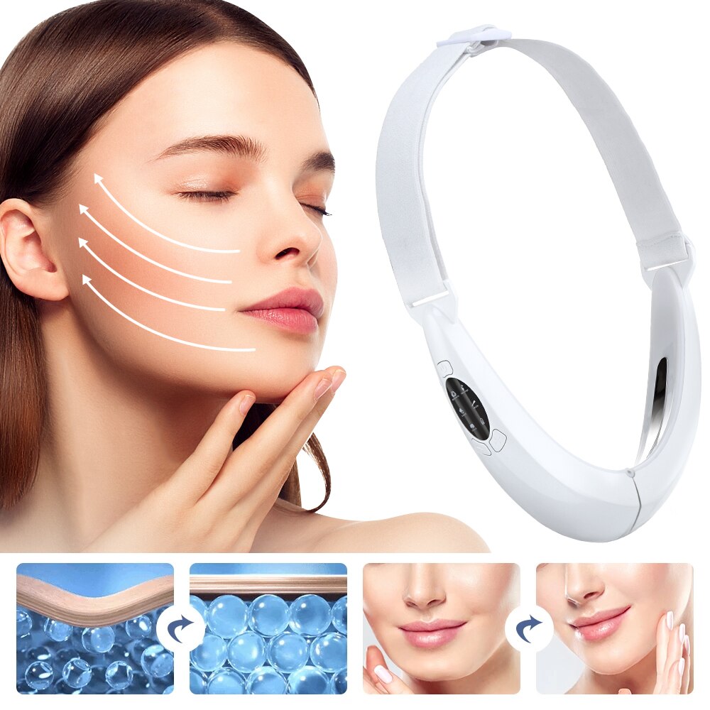 EMS Facial Lifting Device LED Photon Therapy Facial Slimming Vibration Massager Double Chin V-shaped Cheek Lift Skin Care Tool EMS Facial Lifting Device LED Photon Therapy Facial Slimming Vibration Massager Double Chin V-shaped Cheek Lift Skin Care Tool
