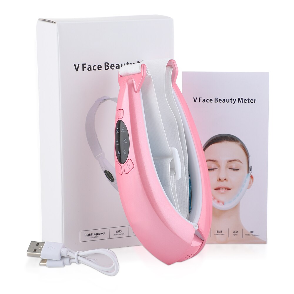 EMS Facial Lifting Device LED Photon Therapy Facial Slimming Vibration Massager Double Chin V-shaped Cheek Lift Skin Care Tool EMS Facial Lifting Device LED Photon Therapy Facial Slimming Vibration Massager Double Chin V-shaped Cheek Lift Skin Care Tool
