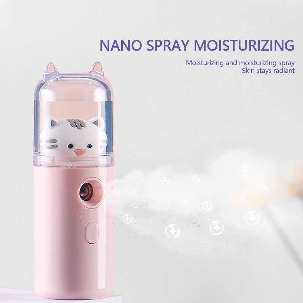 Nano Mist Facial Sprayer Rechargeable Facial Humidifier Mini Nano Mist Sprayer Cooler Moisturizing Nebulizer Beauty Skin Care Nano Mist Facial Sprayer Rechargeable Facial Humidifier Mini Nano Mist Sprayer Cooler Moisturizing Nebulizer Beauty Skin Care