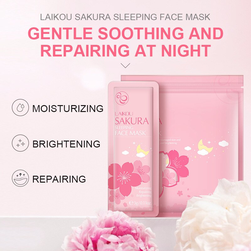 LAIKOU Gentle Oil Control Facial Cleanser Brighten Skin Moisturizing Essence Repair Skin Face Care Sleeping Mask Skincare Cream LAIKOU Gentle Oil Control Facial Cleanser Brighten Skin Moisturizing Essence Repair Skin Face Care Sleeping Mask Skincare Cream