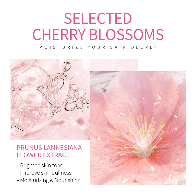 LAIKOU Gentle Oil Control Facial Cleanser Brighten Skin Moisturizing Essence Repair Skin Face Care Sleeping Mask Skincare Cream